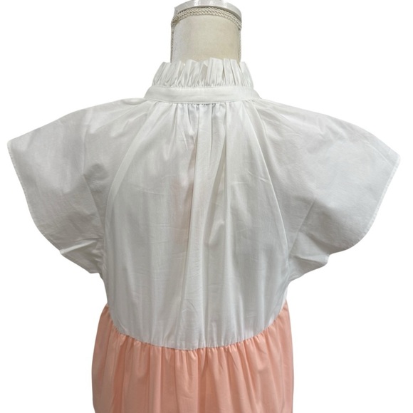 CROSBY by Mollie Burch Small Cap Sleeve Color Block Watts Midi Dress NWT $292 - Picture 9 of 16